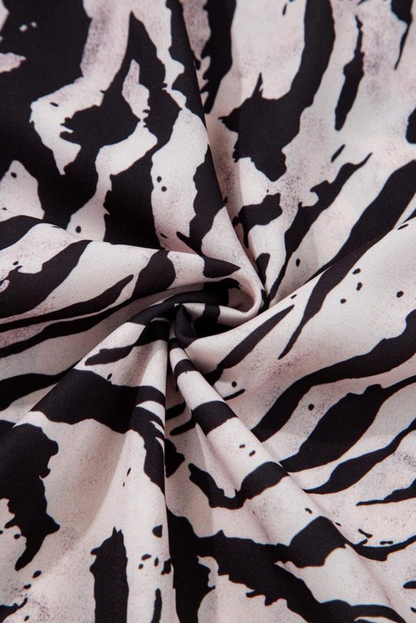 Women Black Boho Abstract Print Open Back Sleeveless Maxi Dress | Maxi Dresses - Image 7