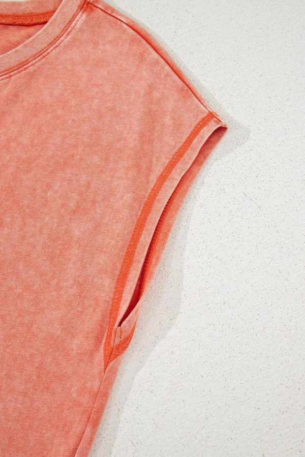 Women Carrot Mineral Wash Pocketed T-Shirt Dress | Midi Dresses - Image 7