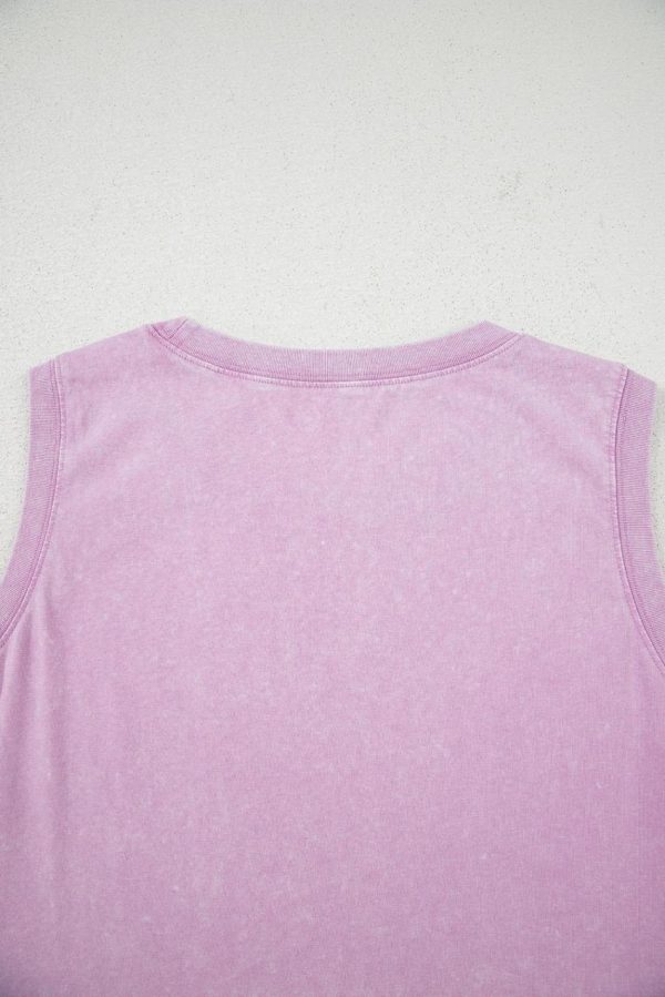Women Phalaenopsis Mineral Wash Pocket Tank Mini Dress | Short Dresses - Image 7