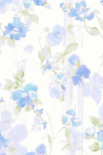 Women Sky Blue Floral Smocked High Waist Ruffle Sleeveless Long Dress | Maxi Dresses
